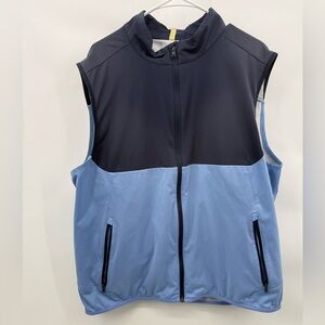 RLX Ralph Lauren Navy and Light Blue Performance Vest